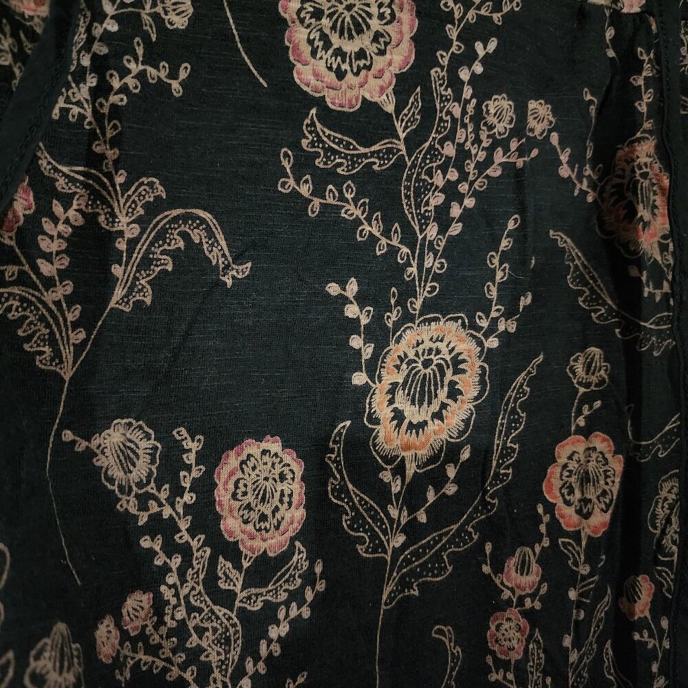 COPY - Women's Peasant Boho Fairycore US8 UK12* Cotton Fat Face Paisley Long Sl… - Picture 4 of 8